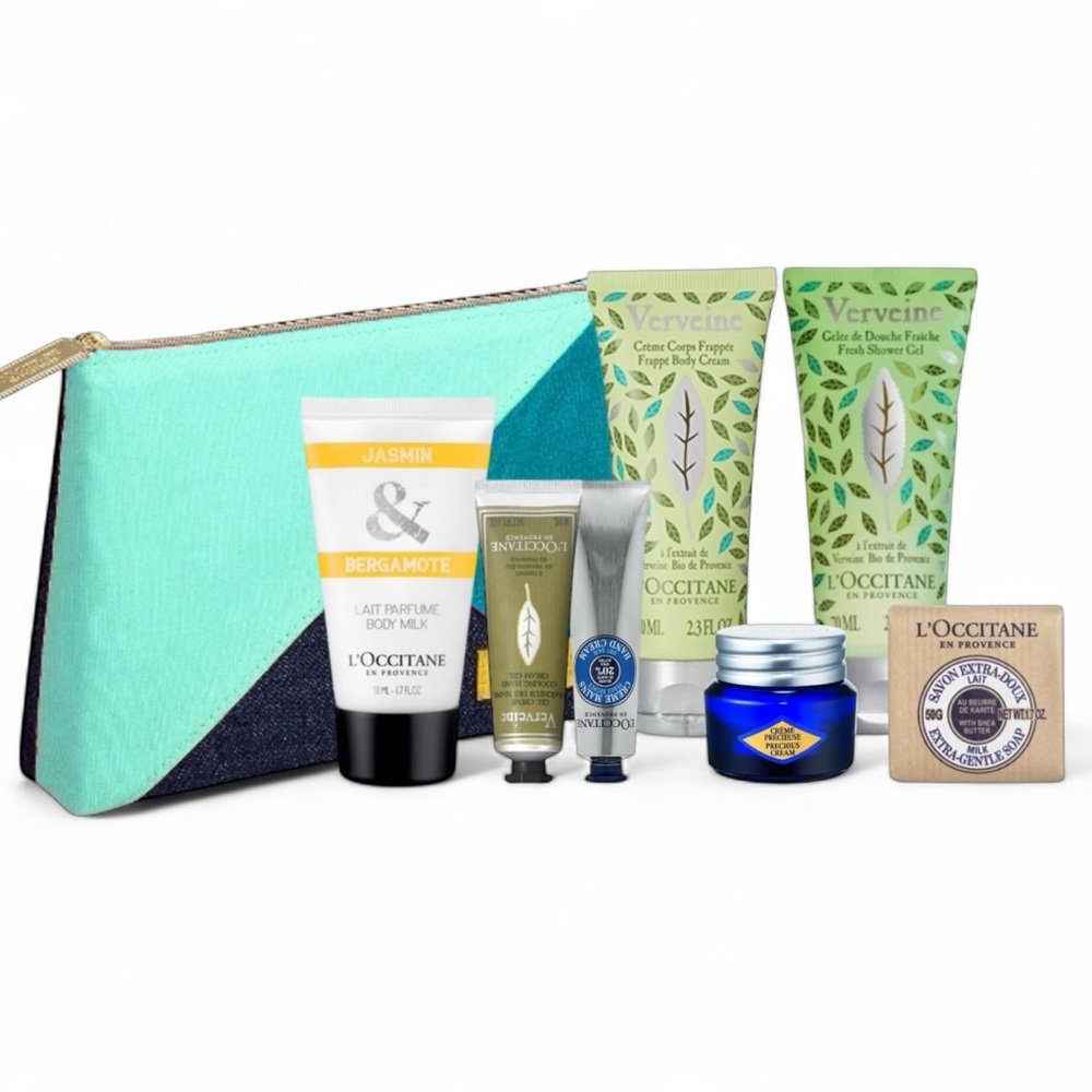 L'OCCITANE Body Care Skincare Set with Full and Mini Size Products